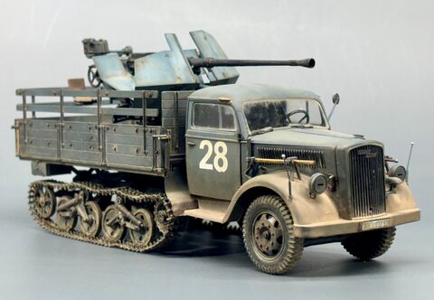 Opel Maultier w/3.7cm Flak 37