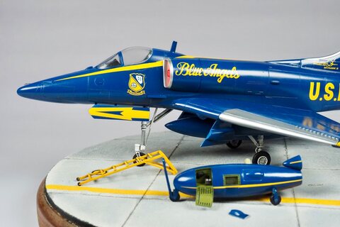 Blue Angels A-4 with GTC-85 [1:48 취미세계/Metalic details]