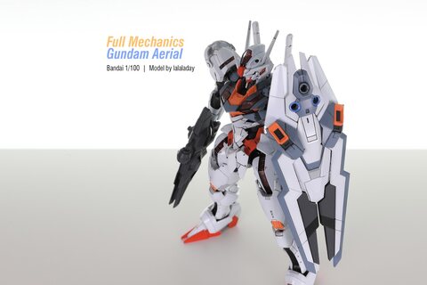 Gundam Aerial_Bandai Full Mechanics 1/100
