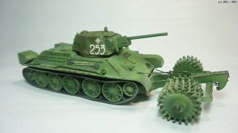 1/35 zvezda t-34/76 mineroller
