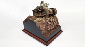 [Meng Model] 1/35 French FT-17 Light Tank (Riveted Turret) w/Diorama Base