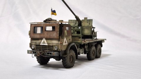 1/35 KAMAZ 4310 & AZP S-60 대공포
