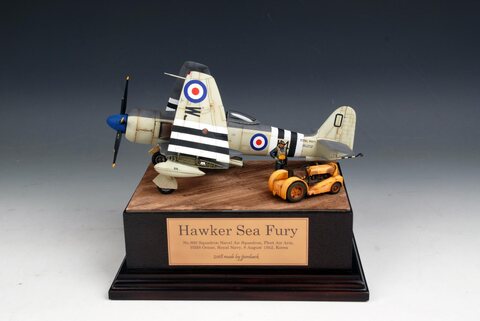 Hawker Seafury 1/48, with Wolfpack Design Wing Fold set.