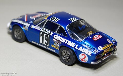 타미야 Tamiya 1/24 르노 알핀 Renault Alpine A110 1976 Monte Carlo M.Mouton 몬테 카를로 미셸무통