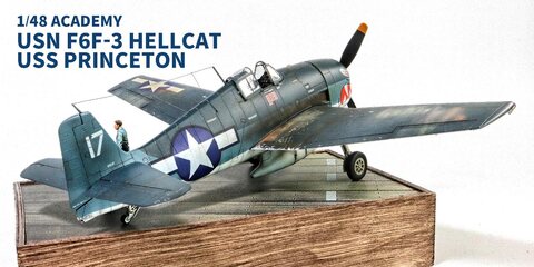 1/48 USN F6F-3 Hellcat 아카데미