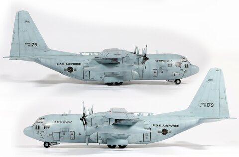 1/72 C-130H Hercules ROKAF/ Italeri Kit + D.I.Y Decals + 3D Printing