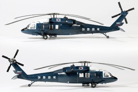 1/48 VH-60P 대통령1호 헬기/ Academy kit + 3D Modeling + D.I.Y decals