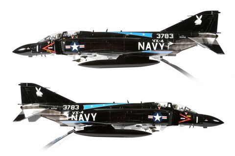 1/48 F-4J VX-4 Black bunny