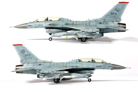 1/48 F-16D ROKAF ‘38FG’ Hasegawa / AIRES Wheel bay, Ejection seat / D.I.Y Part..