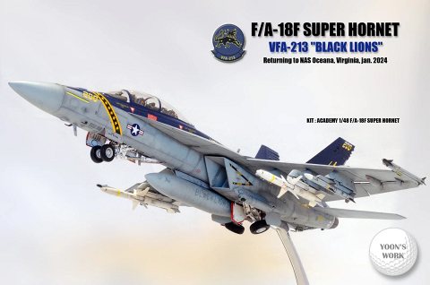 1/48 F/A-18F ACADEMY SUPER HORNET
