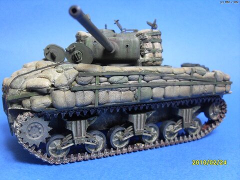 M4A3 76(W) Sandbag armour