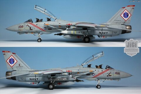 [1/32, Trumpeter]F-14B Tomcat "VF102 Diamondbacks"