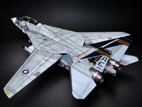 아카데미1/48  F-14A  푸킨독스