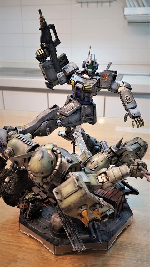 (1/100) GM 한랭지 버전 + 자쿠2J