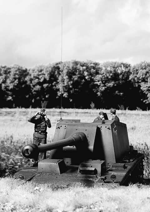 German 12.8cm Selbstfahrlafette L/61