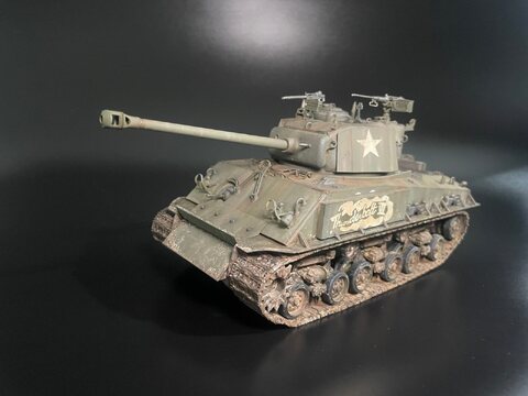 라이필드 1/35 M4A3 Sherman 76W HVSS Early Type Thunderbolt VII