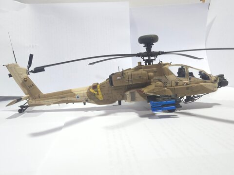 하세가와 1/48  이스라엘 공군 AH-64D APACHE LONGBOW