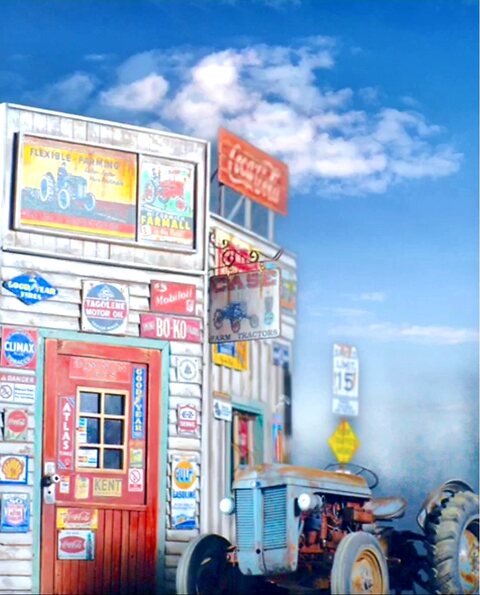 1/24 heller FERGUSON  TE20 <petit gris> "FARM MALL"