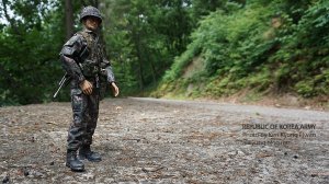 한국군 디지털군복 야외촬영