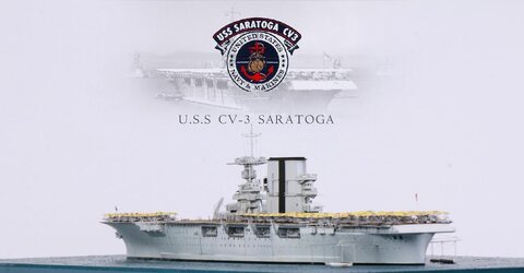 1/700 U.S.S CV-3 Saratoga