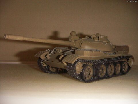 Russia T-55AK Tank, Skiff, 1/35