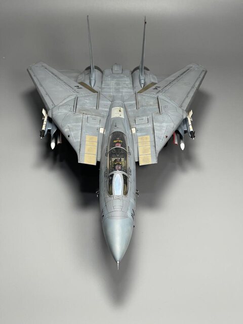 타미야 1/48 F-14A TOMCAT TopGun 도색완성작입니다.