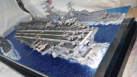 1/350 CVN-68 U.S.S NIMITZ 2005 ＆ 11 Nimitz Carrier Strike Group - 2
