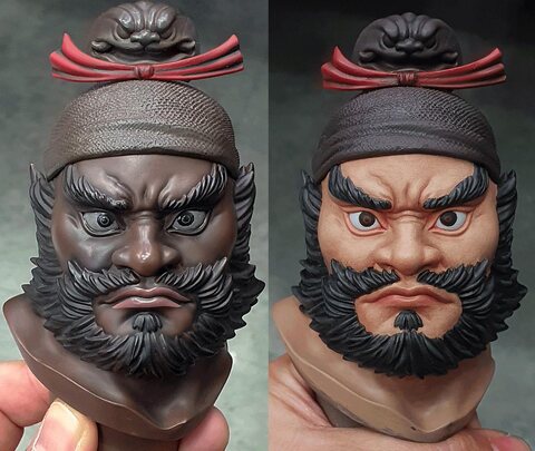 삼국지 장비 피부색 변경