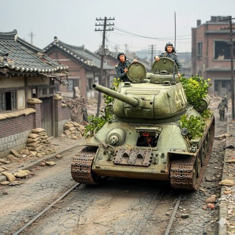 North Korean T-34/85 1950