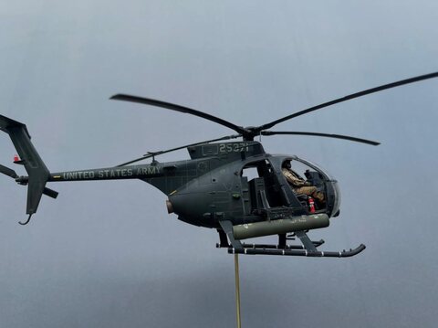 AH-6j. Little bird.    Night stalkers