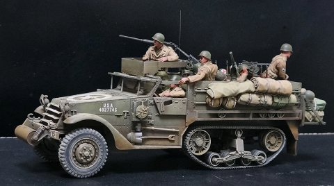 1/35 타미야 M3A2 박스 아트스럽게 만들어 보았습니다