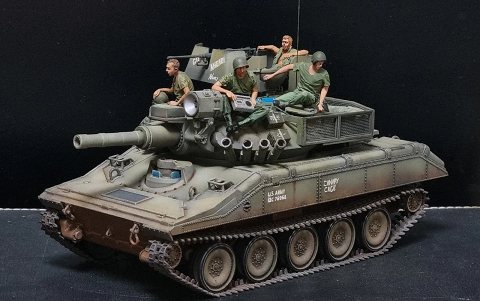 1/35 아카데미 M551 쉐리던 베트남 버젼 완성
