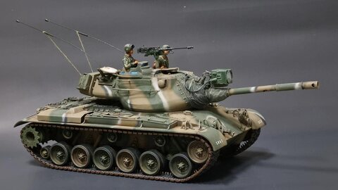 90년대 동부전선 M47전차 완성
