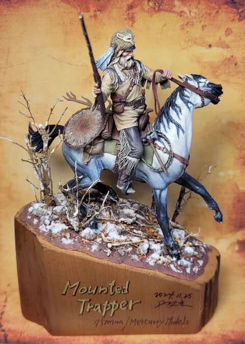 MOUNTED TRAPPER 75MM