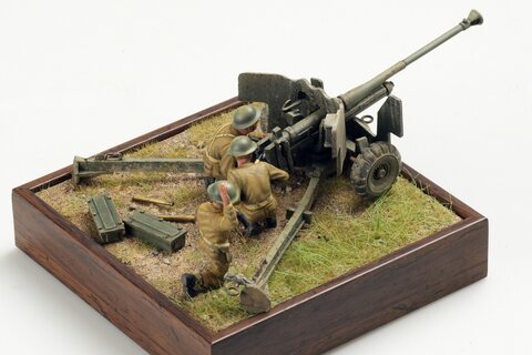 BRITISH ARMY 6POUNDER ANTI-TANK GUN 1/35 [TAMIYA]