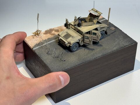 1/72 m1114 험비&비넷 완성 (t-model 1/72 m1114)
