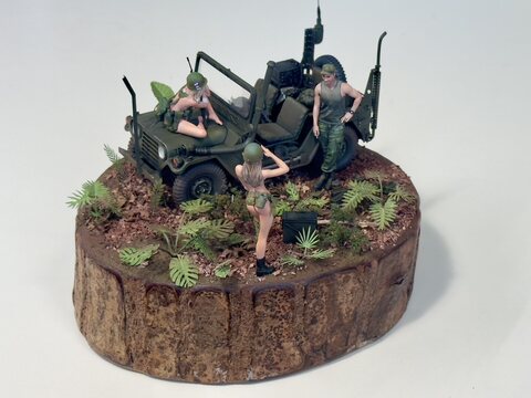 타미야 m151a2 1/35  비넷