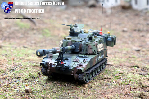 아카데미 M109A6 팔라딘 USFK 버전