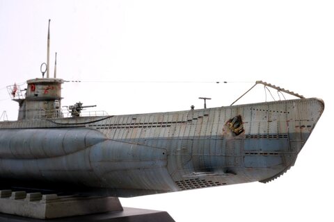 1/144 [Trumpeter] DKM U-Boat Type VIIC U-552