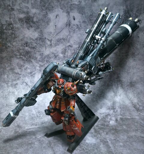 Reuse P Device Zaku II High Mobility Type Aka Phycho Zaku