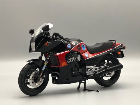  1/12 Kawasaki GPZ900R-1/12 Decal set - Movie Collection No.4완성