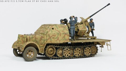 sd.kfz.7/2 3.7cm Flak 37