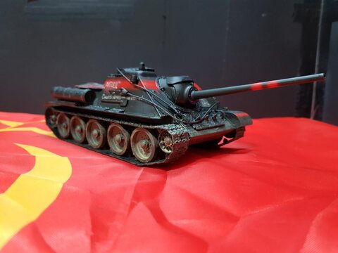 1/35 즈베즈다 SU-85 (커스텀도색)
