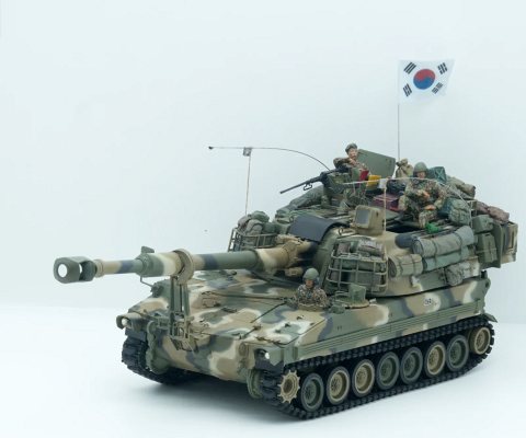 1/35 K55A1 자주포 완성