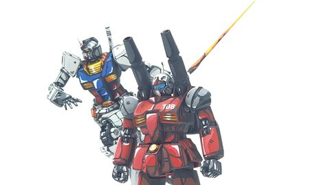 HG SCALE ANIMATION PAINTING