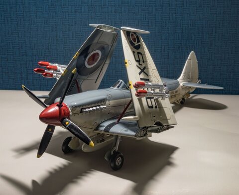 (Airfix) Supermarine Seafire F.XVII (1/48,A06102A)
