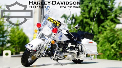 [ACADEMY] 1/10 HarleyDavidson FLH 1340 Police Bike