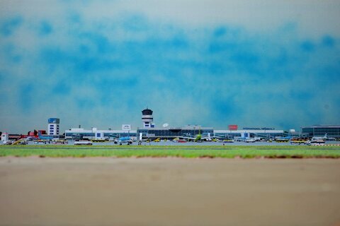 공항디오라마 1:400