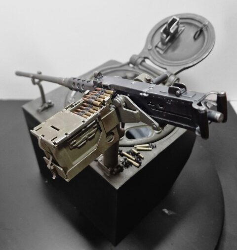 1/6 m4a3e8 포탑 디오라마 (채색 사진)