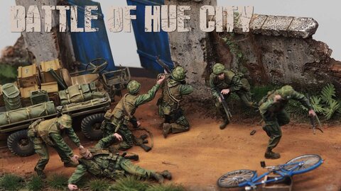 "Battle of Hue City"-1/35 US Marines in Vietnam '68 Diorama